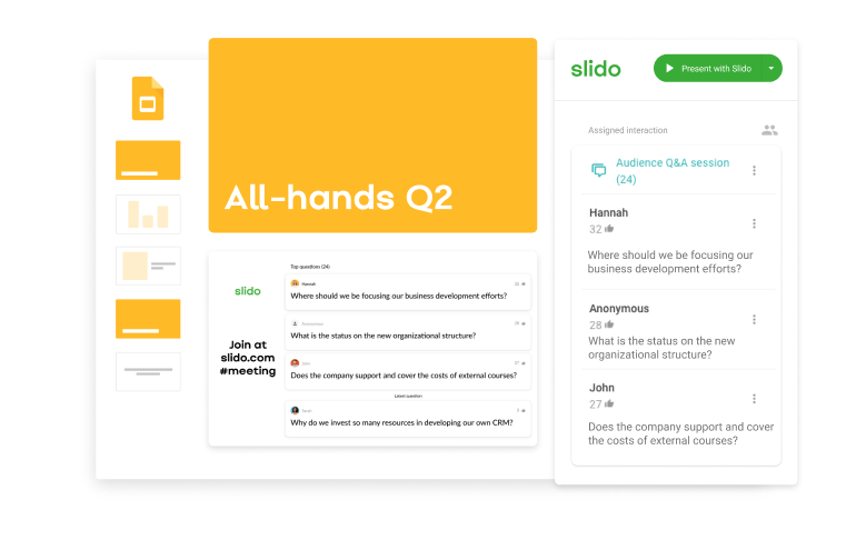 Slido for Google Slides.