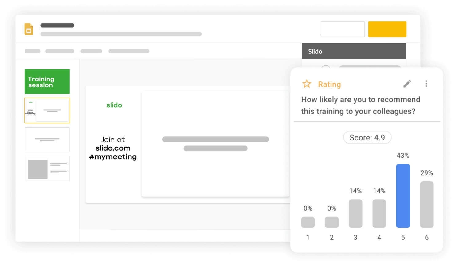Let your audience vote instantly from any device.