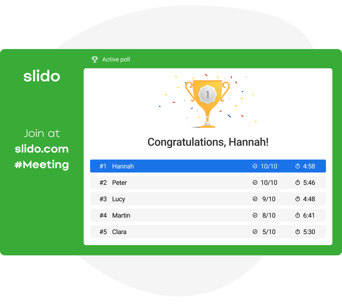 Online poll maker create free anonymous live polls slido