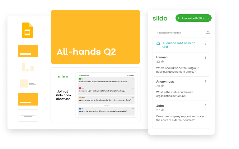 Slido for Google Slides.