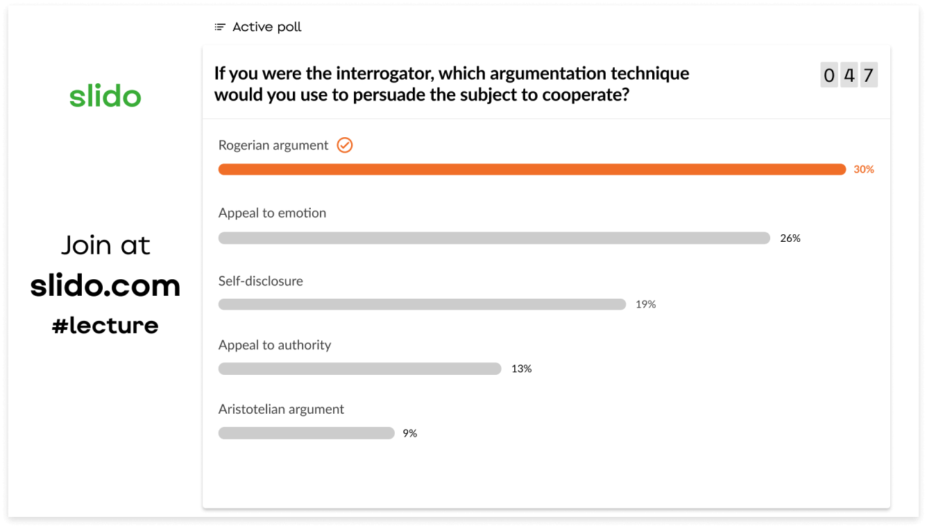 Make large classes interactive with polls