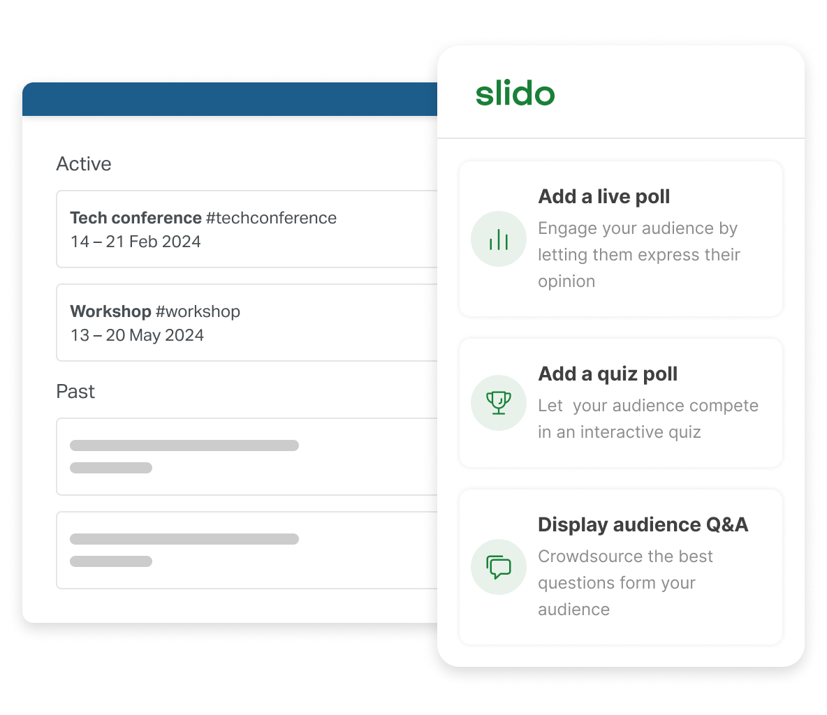 Slido for virtual events | Slido - Audience Interaction Made Easy